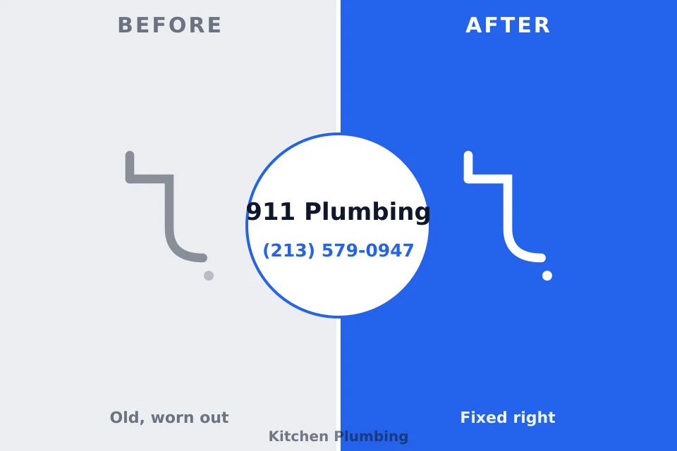 Before and after: plumbing repair Tarrytown, NY